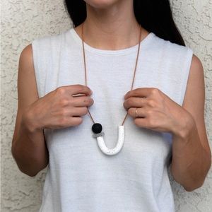 Hyperion and Charon Necklaces from Hey Moon Designs